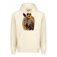 Sandshell Zebra With Sunflowers Premium Hoodie - Bettercallsaul