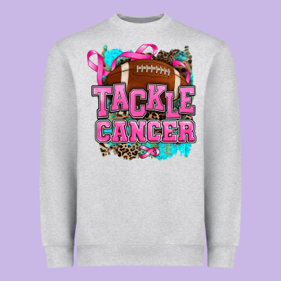 Tackle Cancer Heavyweight Sweatshirt Designed By Adodesignshop
