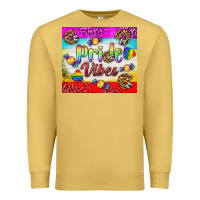 Antique Gold Pride Vibes LGBTQ+ Tumbler Premium Sweatshirt - BundleAndBundleShop