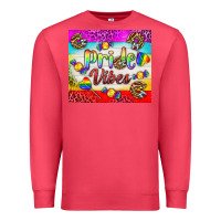 Cardinal Pride Vibes LGBTQ+ Tumbler Premium Sweatshirt - BundleAndBundleShop