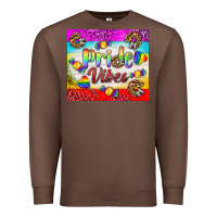 Chestnut Pride Vibes LGBTQ+ Tumbler Premium Sweatshirt - BundleAndBundleShop