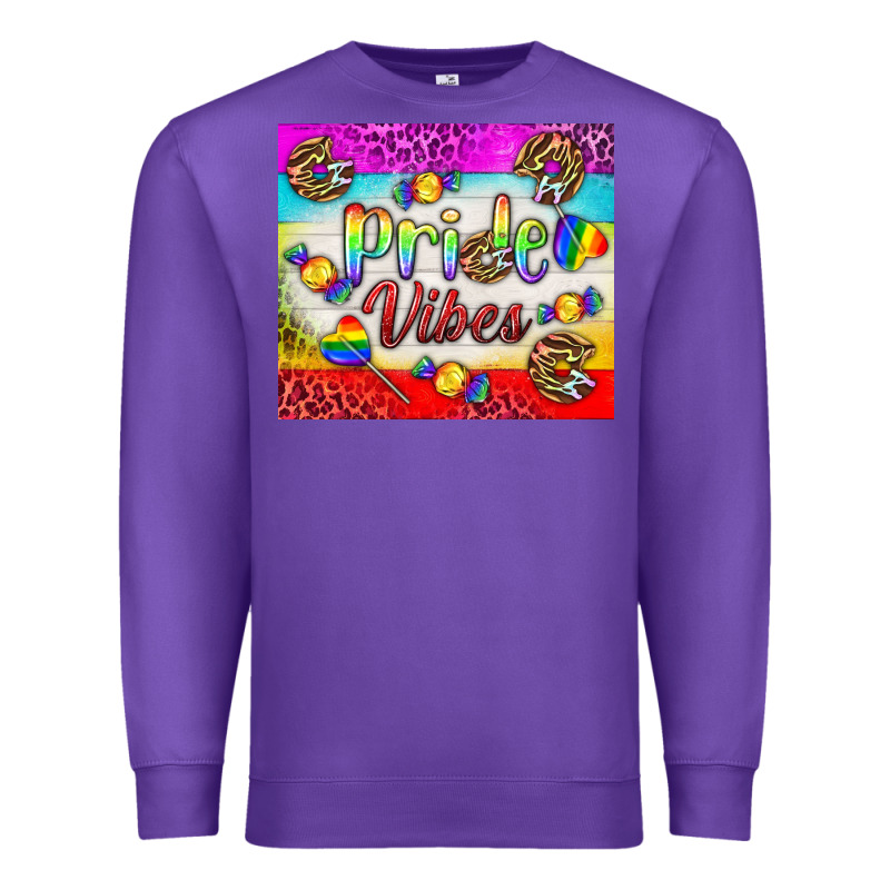 Pride Vibes Lgbtq+ Tumbler Premium Sweatshirt by BundleAndBundleShop | Teevron
