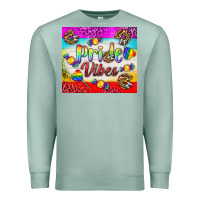 Seafoam Pride Vibes LGBTQ+ Tumbler Premium Sweatshirt - BundleAndBundleShop