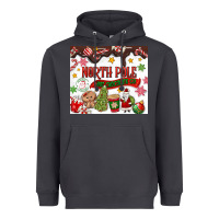 Smoke North Pole Hot Chocolate christmas Heavyweight Hoodie - MaliasSmallBusiness