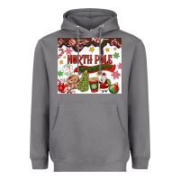 Storm North Pole Hot Chocolate christmas Heavyweight Hoodie - MaliasSmallBusiness