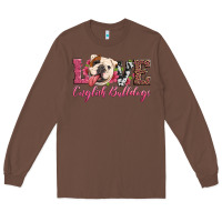 Chestnut love english bulldogs Long Sleeve Tee - Artiststas