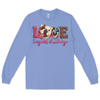 Colony Blue love english bulldogs Long Sleeve Tee - Artiststas