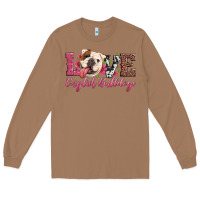 Toasted Coconut love english bulldogs Long Sleeve Tee - Artiststas