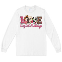 White love english bulldogs Long Sleeve Tee - Artiststas