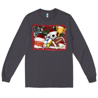 Smoke christmas sports background Long Sleeve Tee - AdoDesignShop
