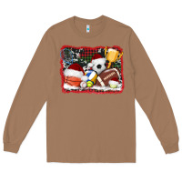Toasted Coconut christmas sports background Long Sleeve Tee - AdoDesignShop