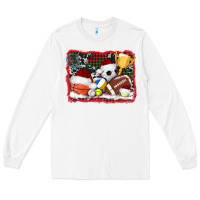 White christmas sports background Long Sleeve Tee - AdoDesignShop