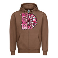 Chestnut senior 2024 pink cheer Zipper Hoodie - MaliasSmallBusiness