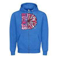 True Royal senior 2024 pink cheer Zipper Hoodie - MaliasSmallBusiness
