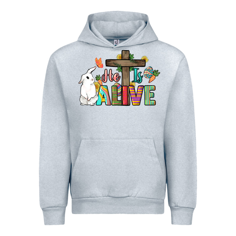 He Is Alive Easter Day Urban Hoodie by HowdyJamesFarm | Teevron