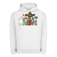 Pigment Lunar Rock He is alive Easter Day Urban Hoodie - HowdyJamesFarm
