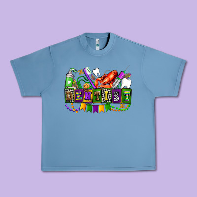 Mardi Gras Dentist Urban Heavy Tee Designed By Adodesignshop