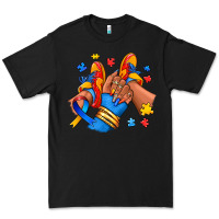 Black Autism afro girl sneakers Premium Tee - RanaPortraitStore