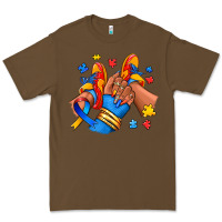 Cacao Autism afro girl sneakers Premium Tee - RanaPortraitStore