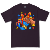 Plum Autism afro girl sneakers Premium Tee - RanaPortraitStore