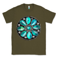 Army Green gemstone Classic Tee - JahusDesignShop