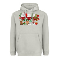 Moon Dust Christmas Wine Glasses Heavyweight Hoodie - MaliasSmallBusiness