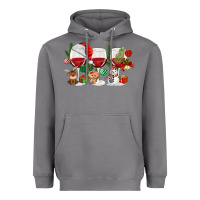 Storm Christmas Wine Glasses Heavyweight Hoodie - MaliasSmallBusiness