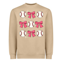 Mushroom baseball coquette bow Heavyweight Sweatshirt - JahusDesignShop