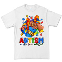 White Autism accept love understand afro girl sneakers Premium Tee - RanaPortraitStore