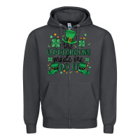 Smoke the leprechauns made me do it Zipper Hoodie - MaliasSmallBusiness