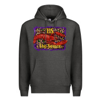 Charcoal Heather mardi gras this the season lobster Premium Hoodie - RanaPortraitStore