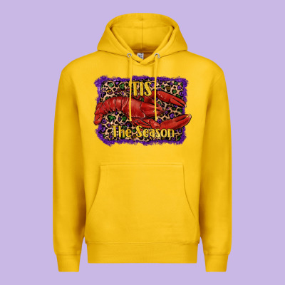 Mardi Gras This The Season Lobster Premium Hoodie Designed By Ranaportraitstore