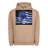 Pigment Burro police flag patriotic skull Urban Hoodie - TumblerDesignByShophia