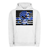 Pigment Lunar Rock police flag patriotic skull Urban Hoodie - TumblerDesignByShophia