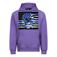 Tulip police flag patriotic skull Urban Hoodie - TumblerDesignByShophia