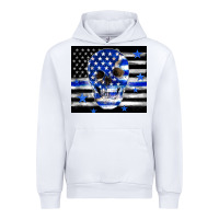 White police flag patriotic skull Urban Hoodie - TumblerDesignByShophia