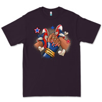 Plum Baseball afro girl sneakers Premium Tee - RanaPortraitStore