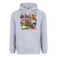 Heather Grey oh snap christmas Heavyweight Hoodie - MaliasSmallBusiness