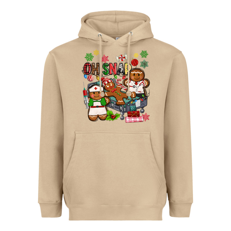 Oh Snap Christmas Heavyweight Hoodie by MaliasSmallBusiness | Teevron