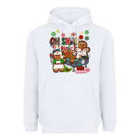 White oh snap christmas Heavyweight Hoodie - MaliasSmallBusiness