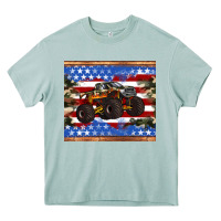 Arona monster truck american flag tumbler Heavy Core Tee - Artiststas