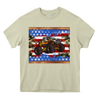Mossy monster truck american flag tumbler Heavy Core Tee - Artiststas