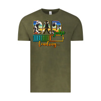 Vintage Olive dad joke loading Vintage Tee - AdoDesignShop