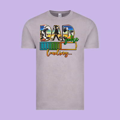 Dad Joke Loading Vintage Tee Designed By Adodesignshop