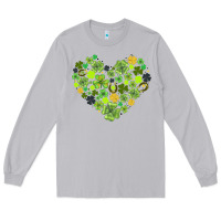 Moon Dust heart shaped clover Long Sleeve Tee - AdoDesignShop