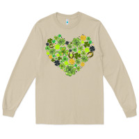 Mushroom heart shaped clover Long Sleeve Tee - AdoDesignShop