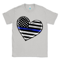 Moon Dust american thin blue line flag Classic Tee - Artiststas