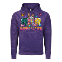 Cloud Purple happy easter dental Vintage Hoodie - Neo Western