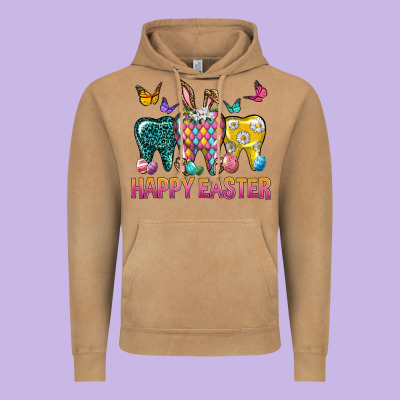 Happy Easter Dental Vintage Hoodie Designed By Neo Western