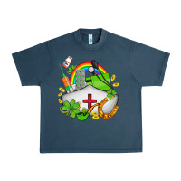 Midnight Navy nurse  st patricks Urban Heavy Tee - AdoDesignShop